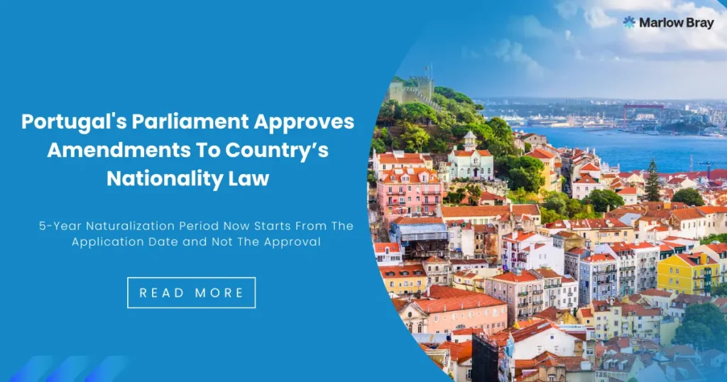 Portugal Parliament amends Naturalization law